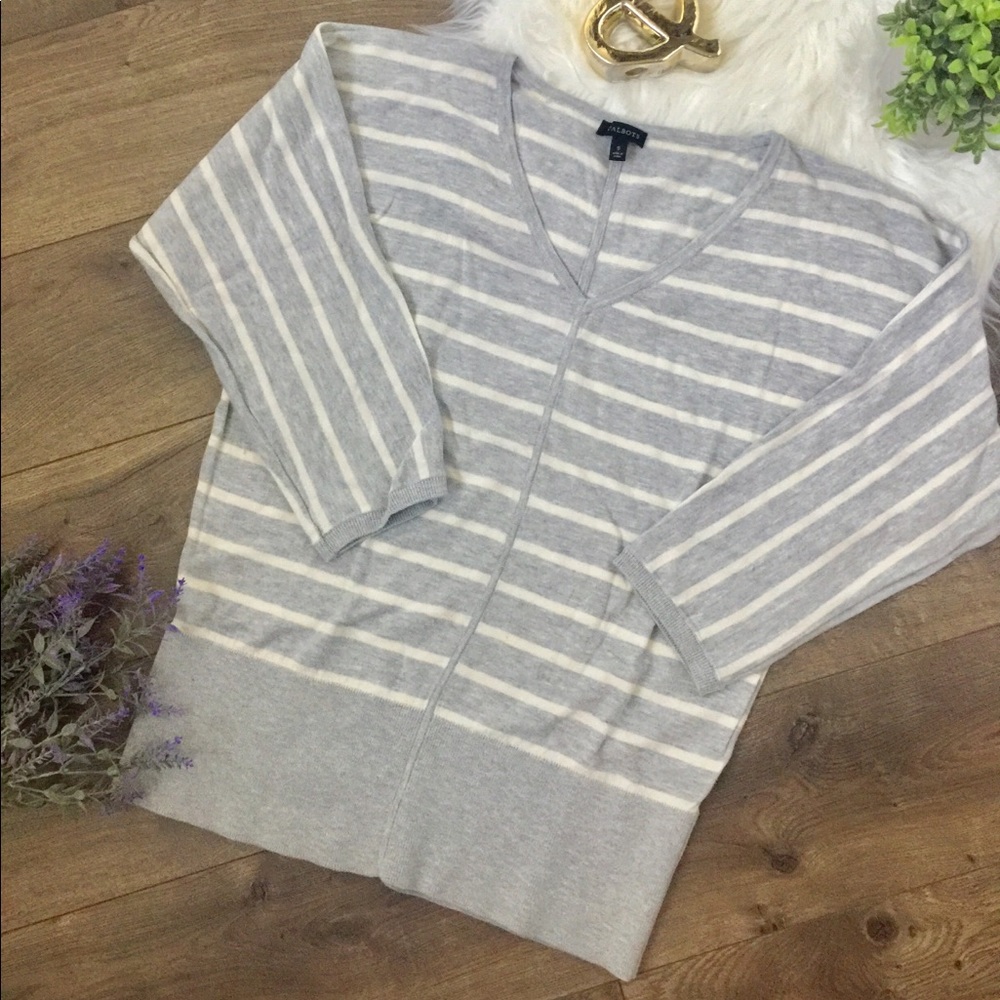 Talbots Dolman Striped Top